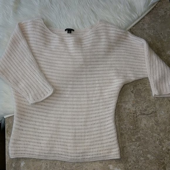 Ann Taylor Rabbit Hair 3/4 Sleeve Top - Picture 5 of 7